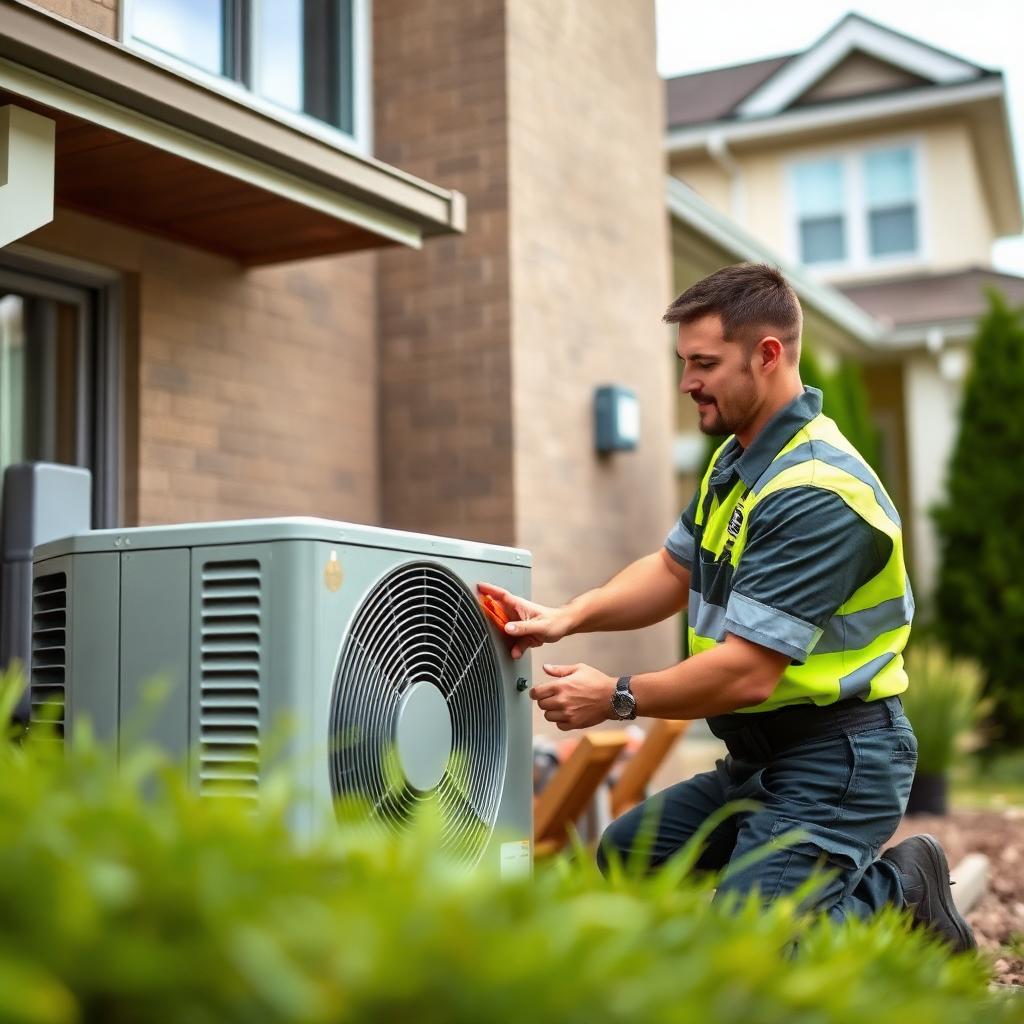 HVAC repair technician